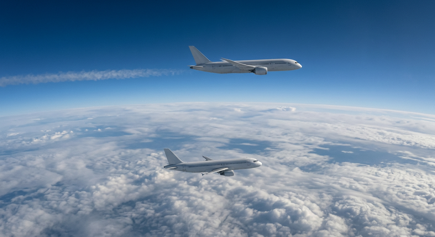 Why Airplanes Fly "Close" to Each Other